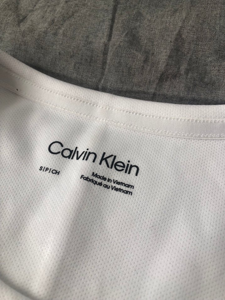 Calvin Klein Tank Top Beyaz Spor Atlet - Görsel 4