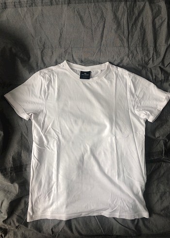 PULL&BEAR Beyaz Kısa Kollu Pamuklu Tişört - Görsel 5