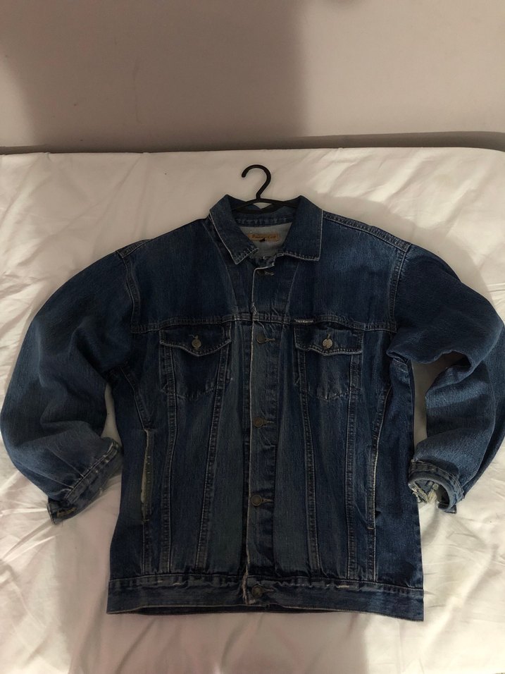 Freestar Jeans Lacivert Bomber Denim Ceket - Görsel 3