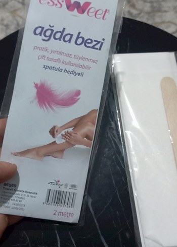 Diğer Essweet Ağda Bezi 2 Metre + Spatula