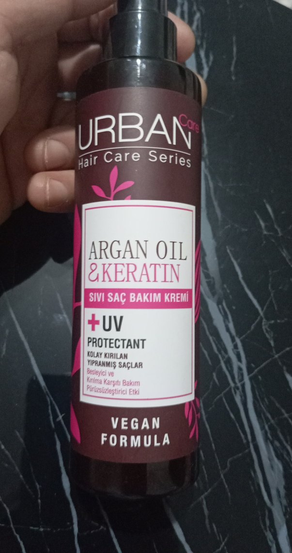 Urban Argan Oil & Keratin Sıvı Saç Bakım Kremi - Görsel 2