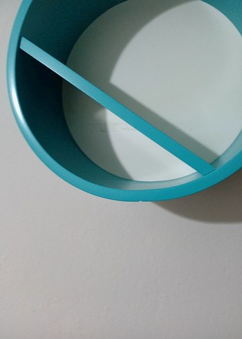 Turkuaz Renkli Yuvarlak Çocuk Rafı çetmen magzadan alınmıştır - Görsel 4