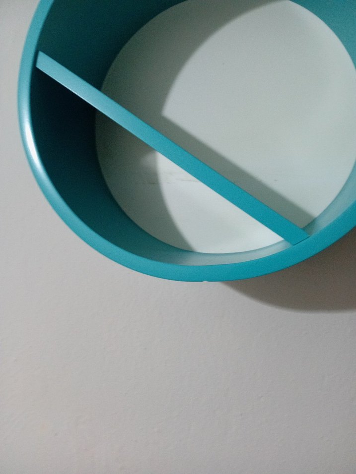 Turkuaz Renkli Yuvarlak Çocuk Rafı çetmen magzadan alınmıştır - Görsel 4