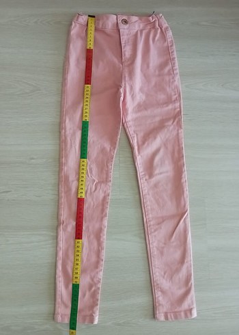 Pembe Kız Çocuk Dar pantolon - Görsel 2