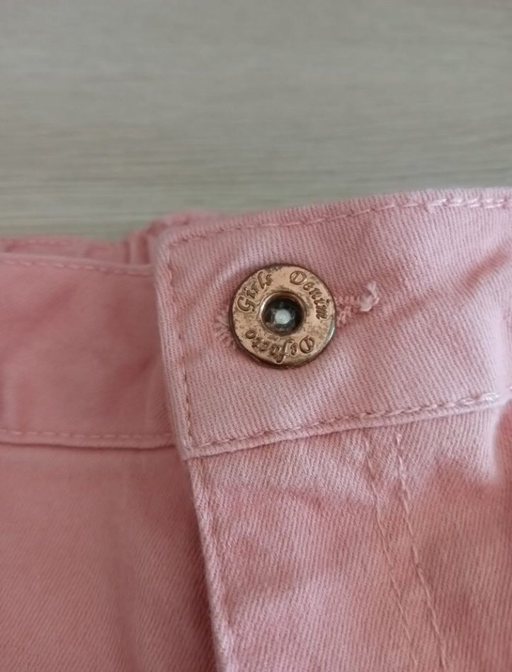 Pembe Kız Çocuk Dar pantolon - Görsel 3