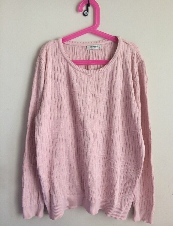 Triko bisiklet yaka bluz - Görsel 2