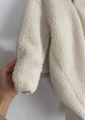 Kapüşonlu Uzun Kollu çocuk tulumu/ montu - Görsel 4