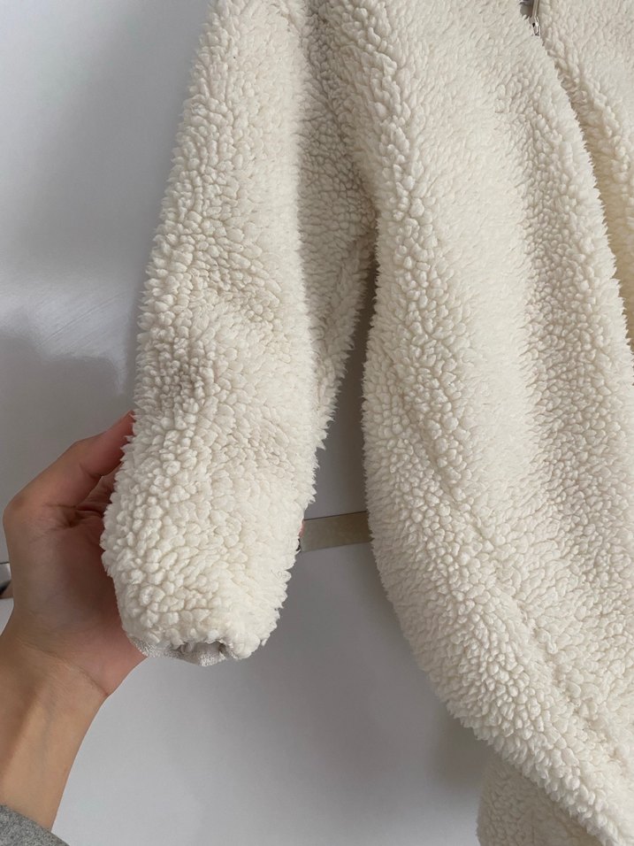 Kapüşonlu Uzun Kollu çocuk tulumu/ montu - Görsel 4