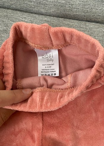 Kız Çocuk Pembe Sıcak Tayt - Görsel 3