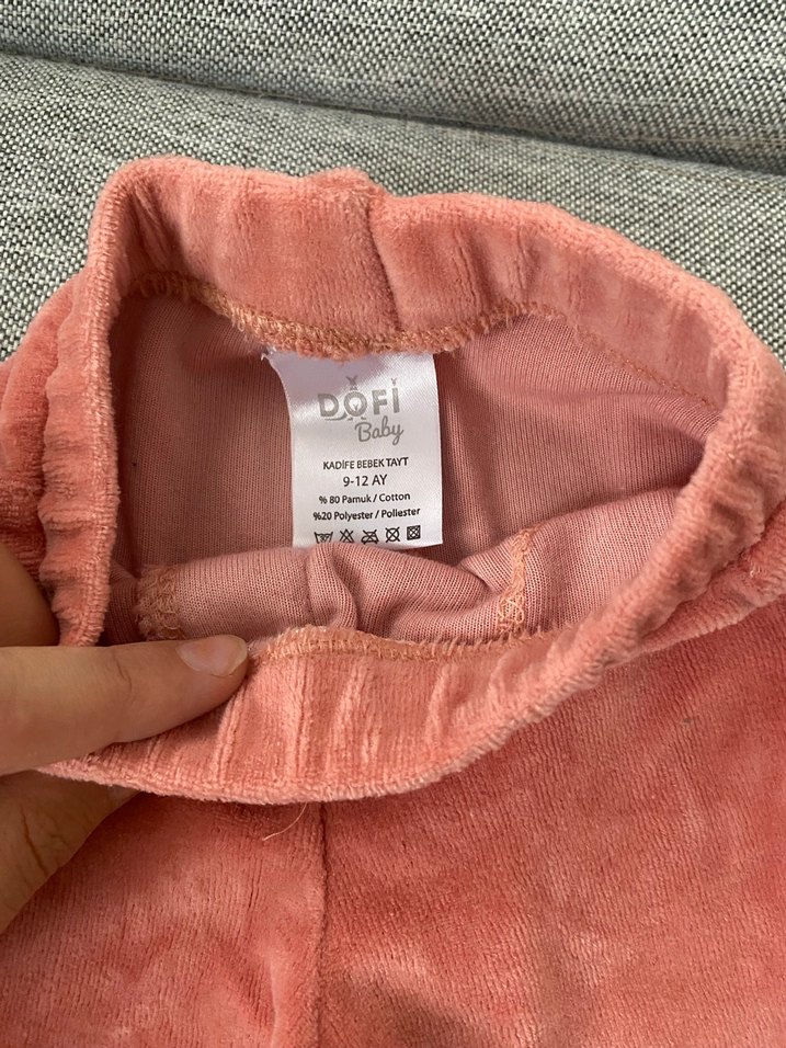 Kız Çocuk Pembe Sıcak Tayt - Görsel 3