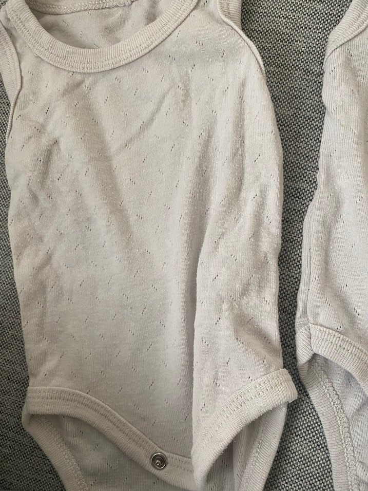 Pamuklu Bebek beyaz zıbın - Görsel 2