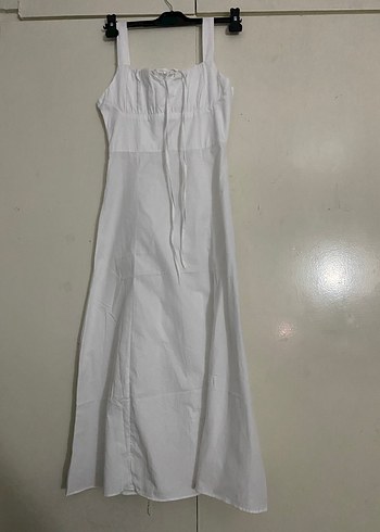 Pamuklu korse model midi elbise