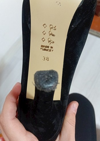 Kadın Siyah Stiletto Topuklu Ayakkabı - Görsel 2