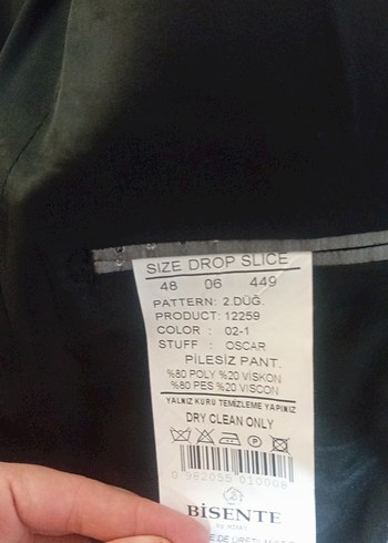 Gri Erkek Takım Elbise Ceket, Düğmeli, Klasik Kesim - Görsel 3