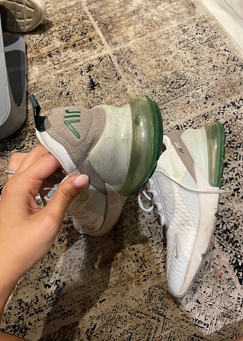 40 Beden beyaz Renk Beyaz Nike Air Max 270 Kadın Spor Ayakkabı