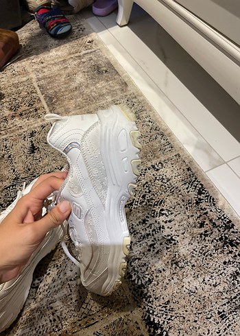 41 Beden beyaz Renk Skechers Beyaz Kadın Spor Ayakkabı