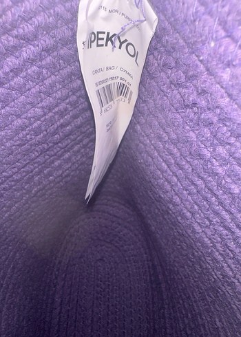 Mor Örgü Kadın Çanta - Görsel 3