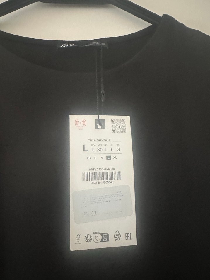 Siyah Uzun Kollu Kadın Bluz - Görsel 3