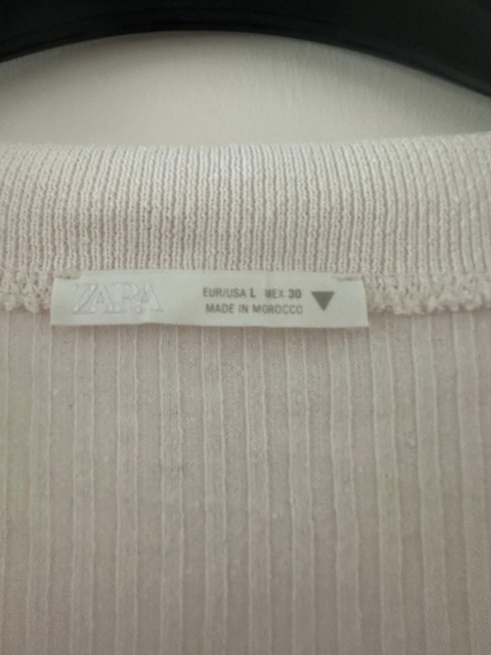 Beyaz Örgü Kadın Uzun Kollu Triko - Görsel 2