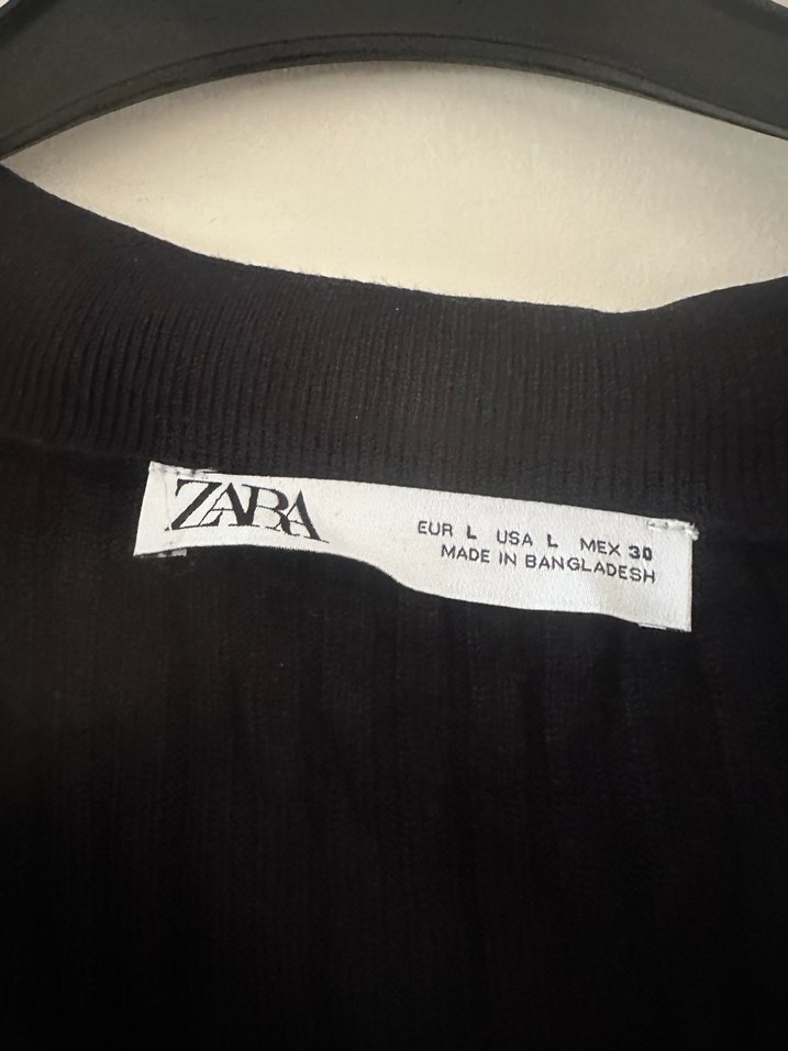 Düğmeli Siyah Kadın Uzun Kollu Kazak - Görsel 2