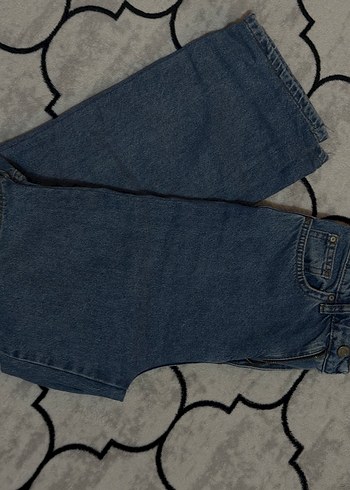 Günlük Rahat Kesim Mavi Kadın Kot Pantolon - Görsel 2