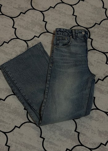 Midi Boy Rahat Kesim Kadın Denim Pantolon - Görsel 2