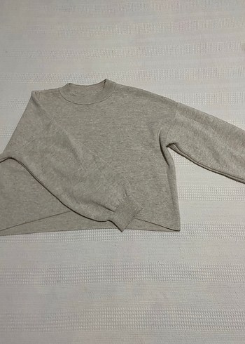 Gri Triko Uzun Elbise - Görsel 3