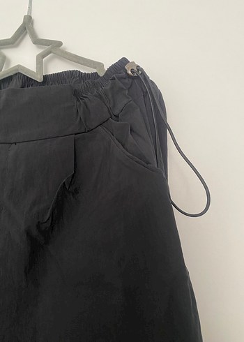 s Beden Siyah Salaş Kadın paraşüt Pantolon