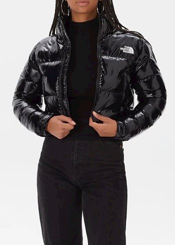 Siyah The North Face Kadın Kısa Mont - Görsel 5