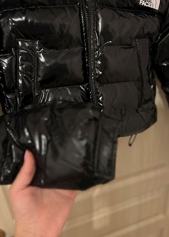 Siyah The North Face Kadın Kısa Mont - Görsel 3