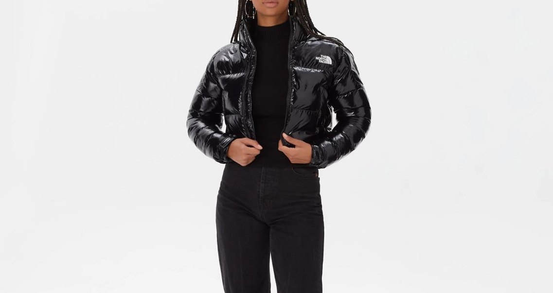 Siyah The North Face Kadın Kısa Mont - Görsel 5