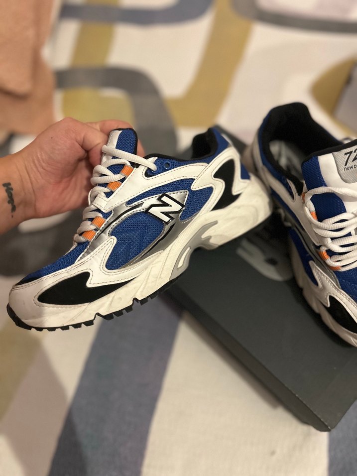 New Balance 725 Lacivert Spor Ayakkabı - Görsel 3