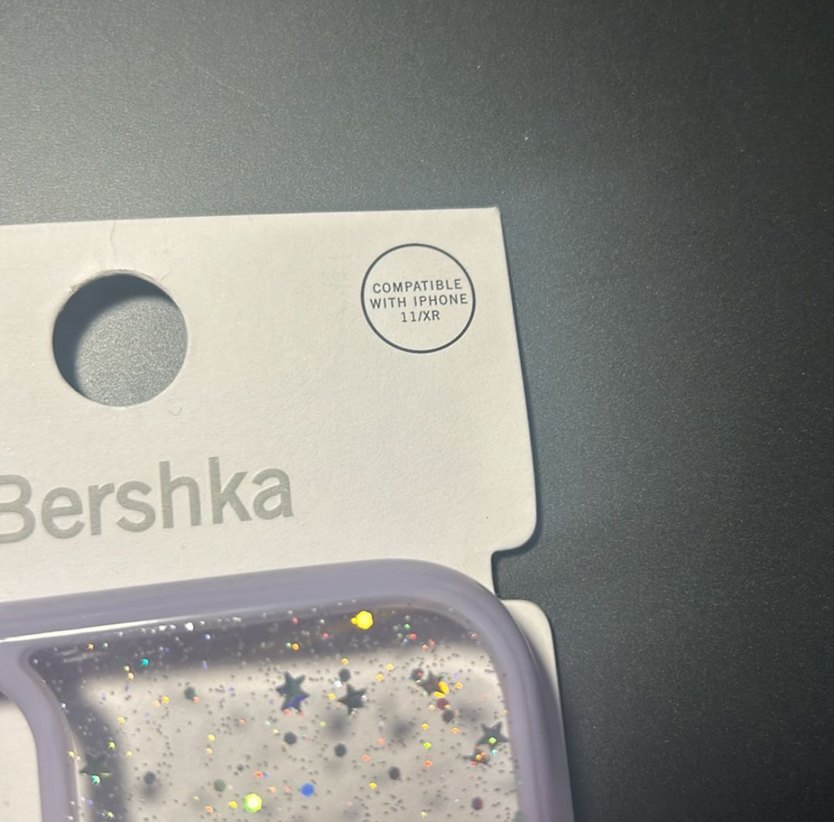 Mor Parlak Kelebek Desenli Bershka Telefon Kılıfı - Görsel 3