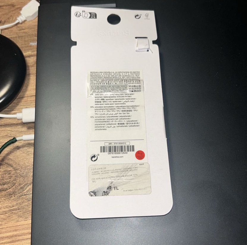 Mor Parlak Kelebek Desenli Bershka Telefon Kılıfı - Görsel 2