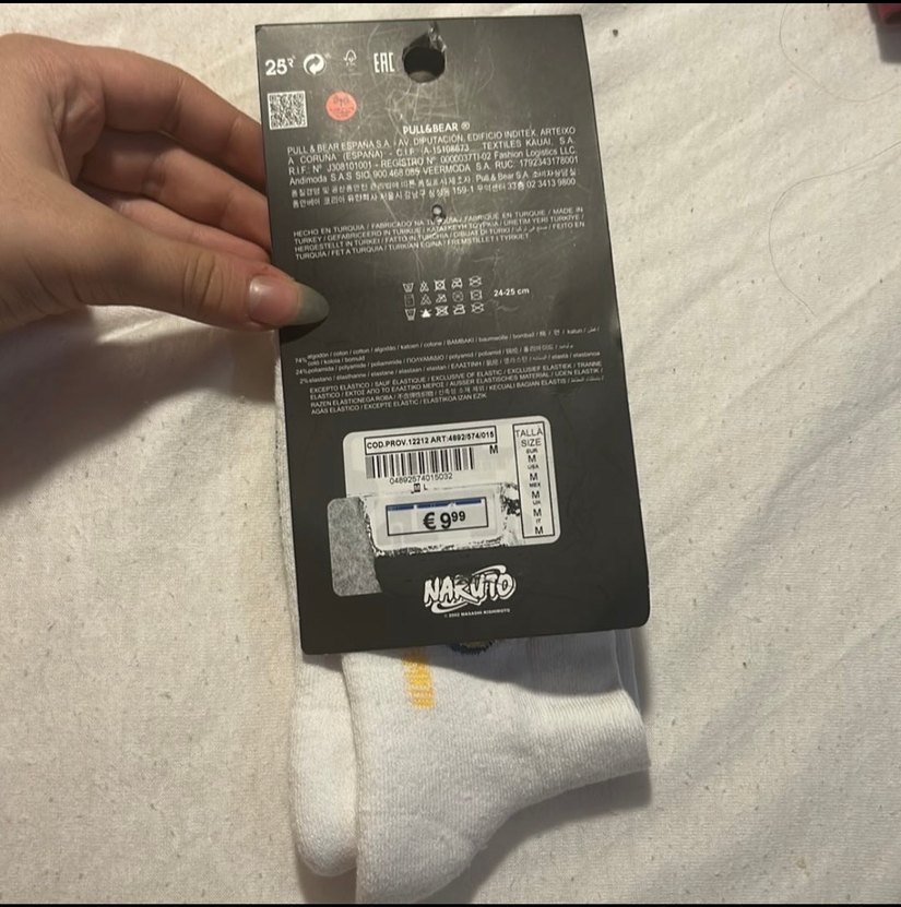 Naruto Desenli unisex çorap PULL&BEAR - Görsel 3