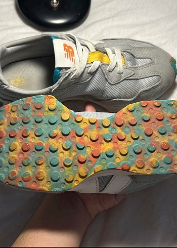 Gri New Balance kız çocuk Spor Ayakkabısı - Görsel 4