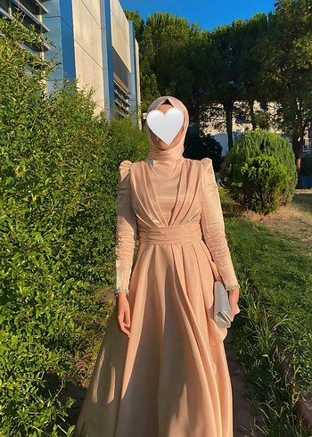 Tesettür Tarlatanlı Elbise