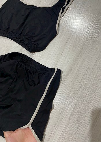 Askılı Crop ve Şortlu Gecelik - Görsel 3