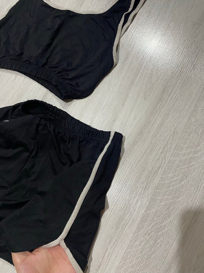 Askılı Crop ve Şortlu Gecelik - Görsel 3