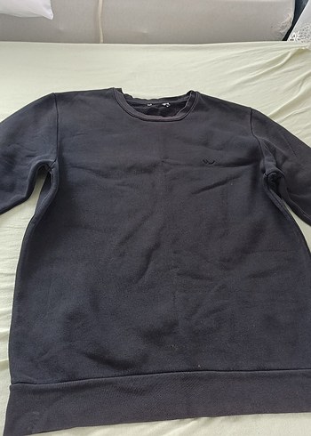 Siyah Kadın Uzun Kollu Sweatshirt