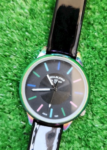 Aqua Siyah Bantlı Minimalist Kadın Kol Saati