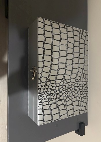 Gri Makyaj Organizer Kutusu - Görsel 2