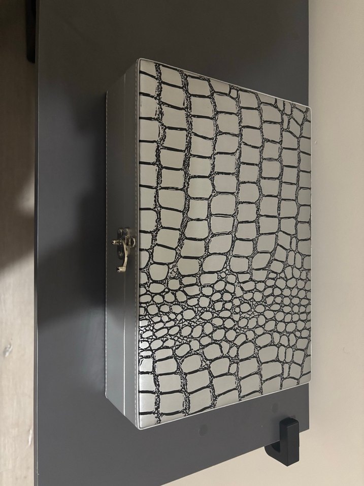 Gri Makyaj Organizer Kutusu - Görsel 2