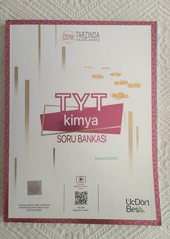 TYT Kimya Soru Bankası - sadece 1. ünite yapılmış gerisi temiz