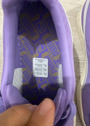 Mor Kadın Sneaker Velcro Bantlı - Görsel 2