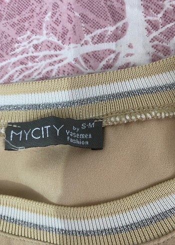 Bej Midi Düz Düğmeli Kadın Tunik - Görsel 3