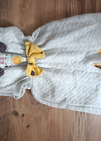 Gri Nakışlı Çocuk Uyku Tulumu - Görsel 2