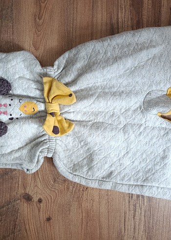 Gri Nakışlı Çocuk Uyku Tulumu - Görsel 3