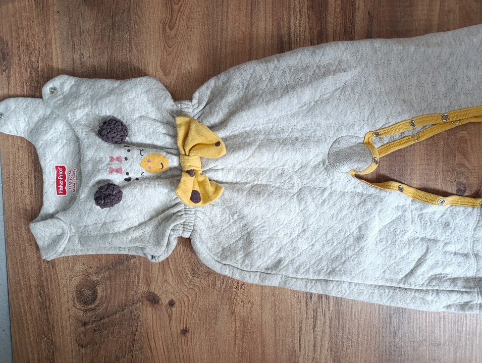 Gri Nakışlı Çocuk Uyku Tulumu - Görsel 3