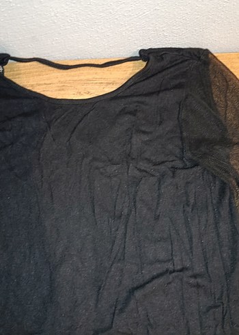 Uzun Kollu Siyah Gotik Hamile Gömlek - Görsel 4